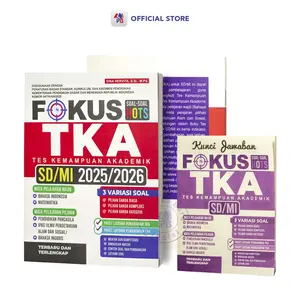Buku TKA SD 2025 2026 / Fokus Soal - Soal Hots TKA SD/MI 2025-2026 +  Kunci Jawaban / Terbaru dan Terlengkap / PUSTAKA TANAH AIR - PTA