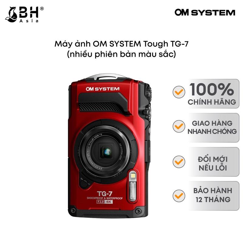 Máy ảnh OM SYSTEM Tough TG-7 (Red/Black)
