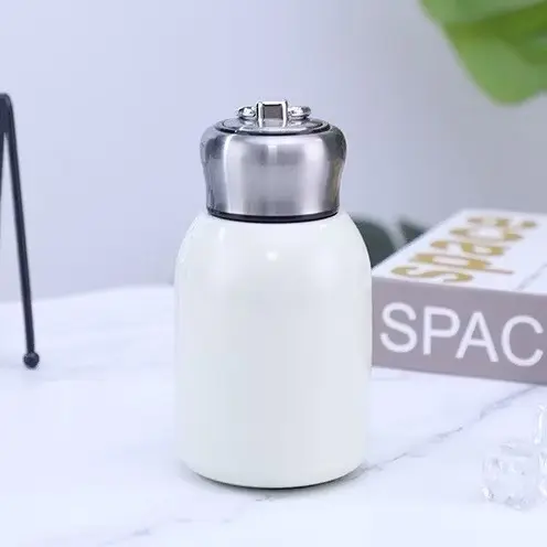 BOTOL MINUM TERMOSS | TERMOS MINI | tahan panas dan dingin 300 ml Baja Stainless Steel Vacuum 5