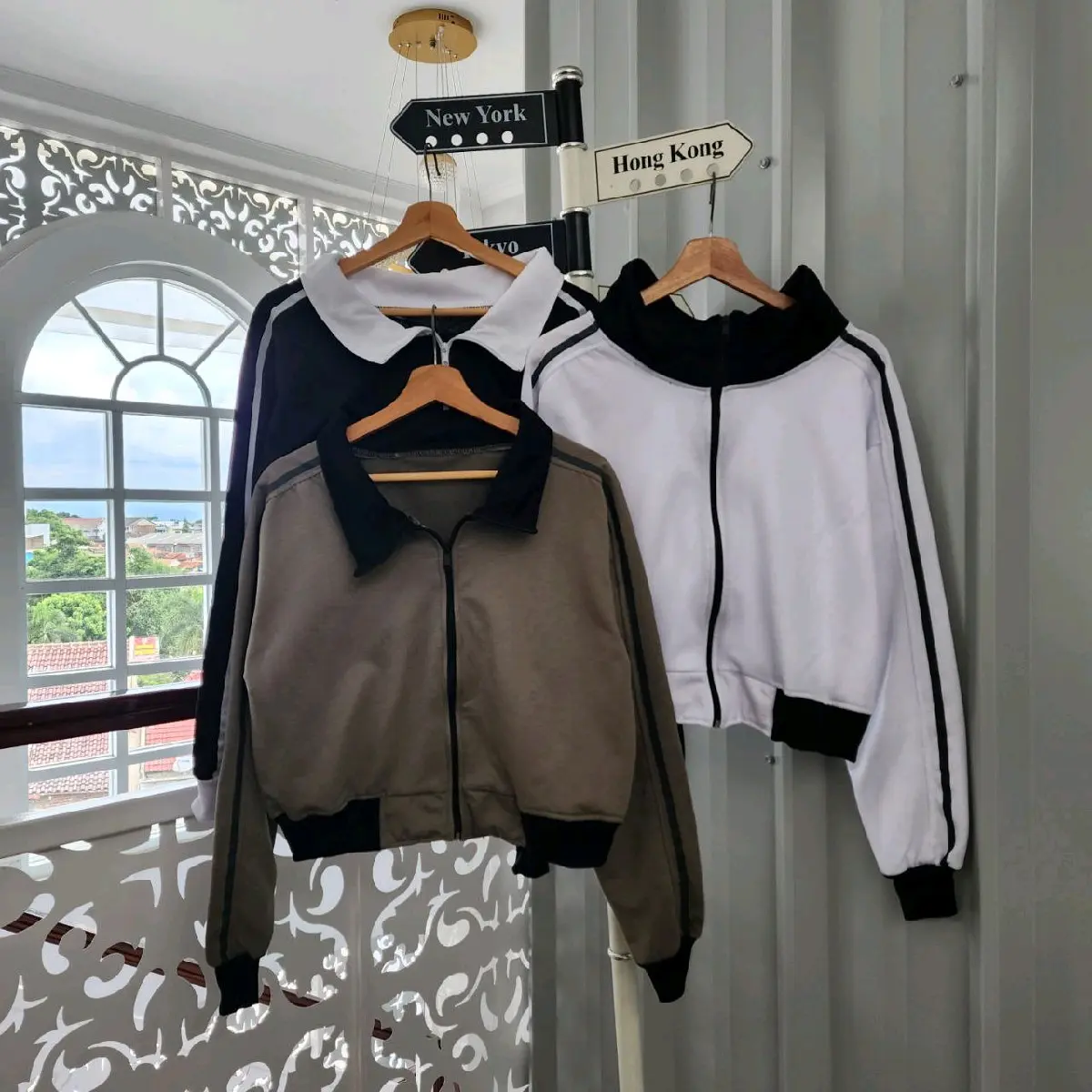 JACKET CROOPE ZIPPER WANITA - CROOPE LIST 2 ZIPPER - JAKET WANITA KEKINIAN