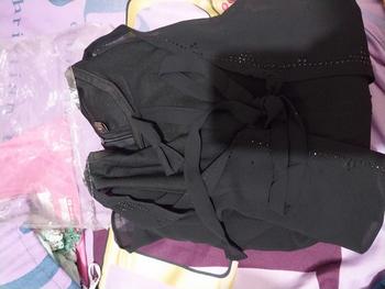 Product Review of ABAYA NAZIRA FULL HITAM  mote swarosky Hitam Polos terbaru 2024 Mutiara Muslim Wanita Bordir Ceruty from i** 2