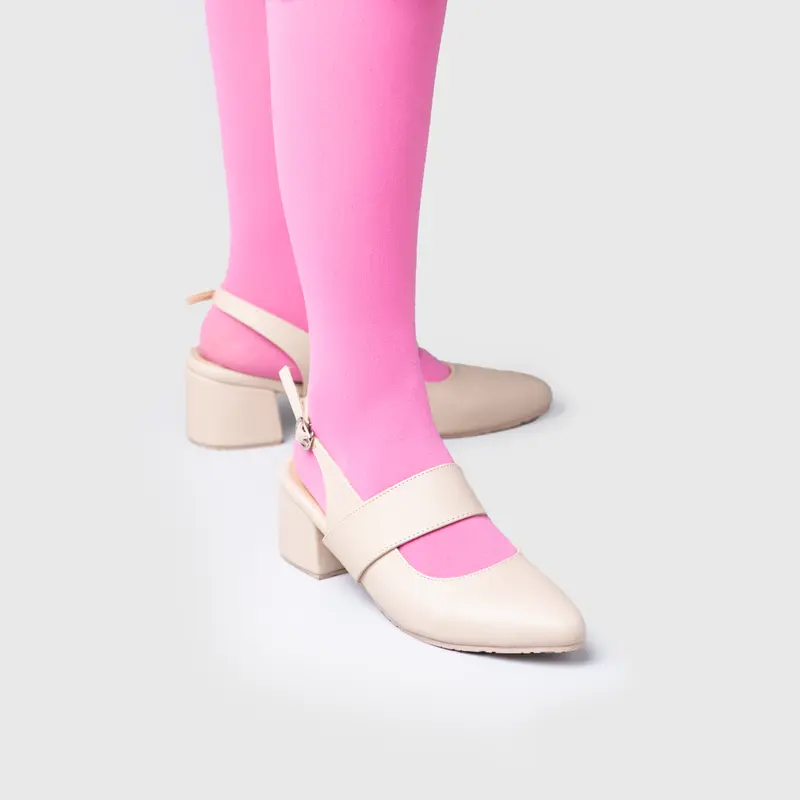Adorable Projects - Starky Heels Ivory - Sepatu Wanita Sandal 5