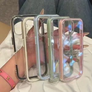 New 2-in-1 Transparent TPU Double Layer Shockproof casing hp For Samsung A26 A17 A06 A57 A56 A07 A05S A04S A16 A15 A55 A36 A35 A25 A13 A54 Drop-Resistant Shell Cover