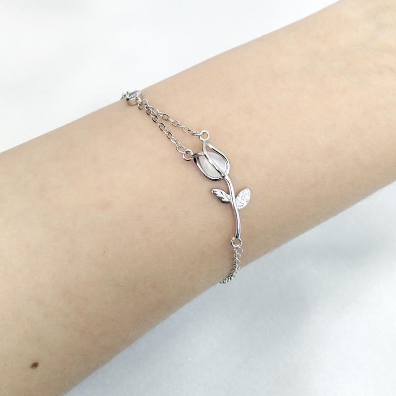 Gelang Titanium wanita -Bt3- Perhiasan aksesoris bracelets anti karat simpel daily 3