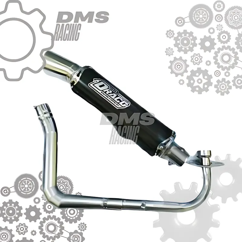 Knalpot Samlong DRACO Original Blackcoating Nmax Aerox Beat Mio Scoopy Vario - Motorcycle 1