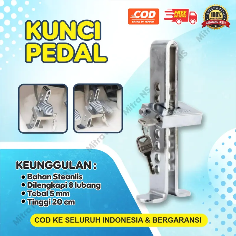 Kunci Pedal Mobil Anti Maling Matic dan Manual Semua Merek Tipe Mobil 3