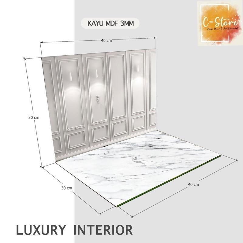 Alas Foto Produk Lipat Background Marmer Luxury Interior Hardboard 30cm x 40cm 1
