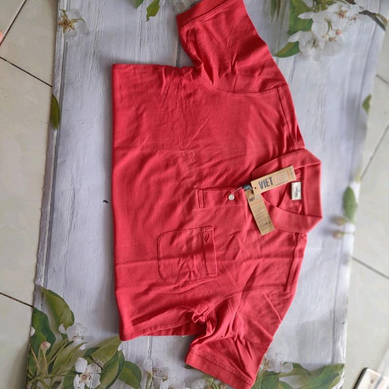 Áo thun việt tiến fom regular chất liệu cotton( vải cá sấu)  nhiều màu.. 7