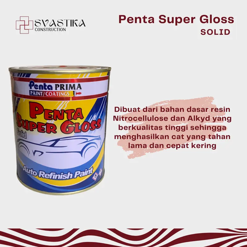 Cat Penta Gloss 200g - Cat Duco Mobil Super Gloss Solid - Paint, Car 1