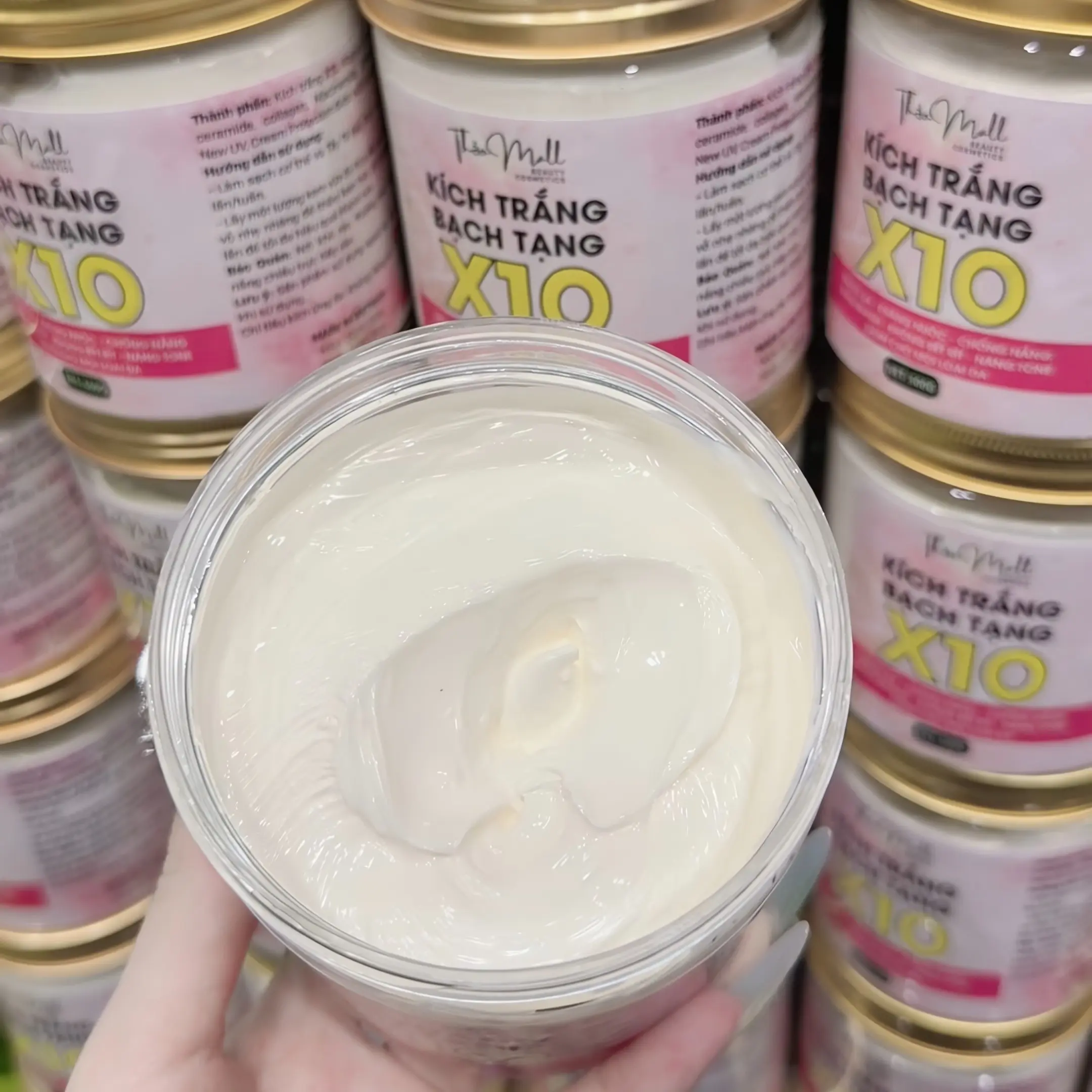 1 Hủ Kem Body Kích Trắng X10 {Size 500g} Hỗ trợ Dưỡng Trắng da