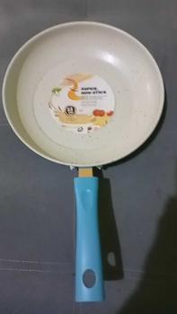 Product Review of Panci Teflon Frypan Marble Enamel / Teflon Frypan Marble Berwarna / Teflon Frypan Enamel Anti Lengket penggorengan anti lengket Kitchenware teflon  serbaguna from s**h 2