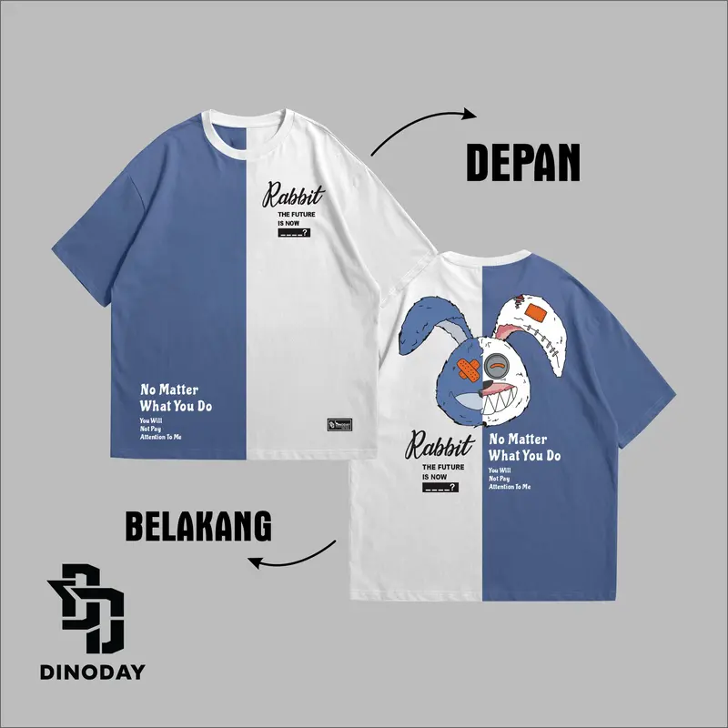 [ FREE TOPI ] HAYUKKIDS Baju Anak Kaos Distro Kombinasi Two Tones Cotton Combed 30s 1-9 Tahun 1
