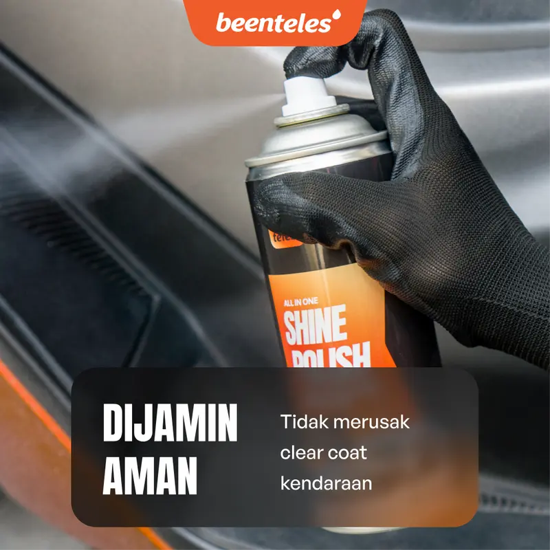 Pengkilap Body Motor Doff Glossy Spray Wax Coating All in Shine Polish - BEENTELES 2