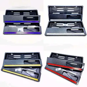 ￼Cover Plat Nomor Karbon Tatakan Plat Nomor Karbon Universal Semua Motor 1 SET ( 2 Biji Depan Belakang ) Motorcycle