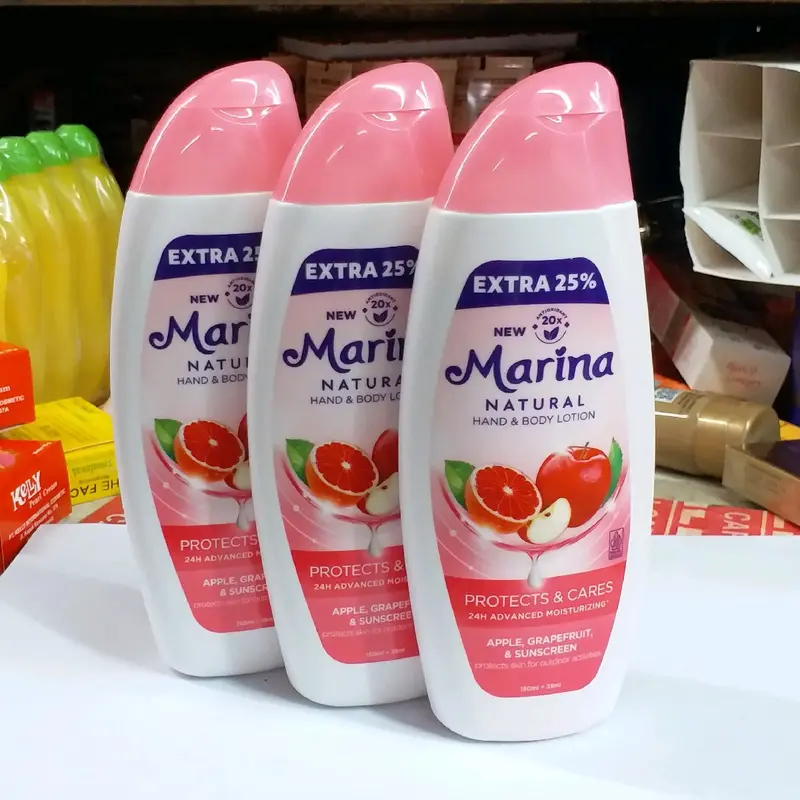 3-pcs Marina Natural hand and Body Lotion 188ml 4