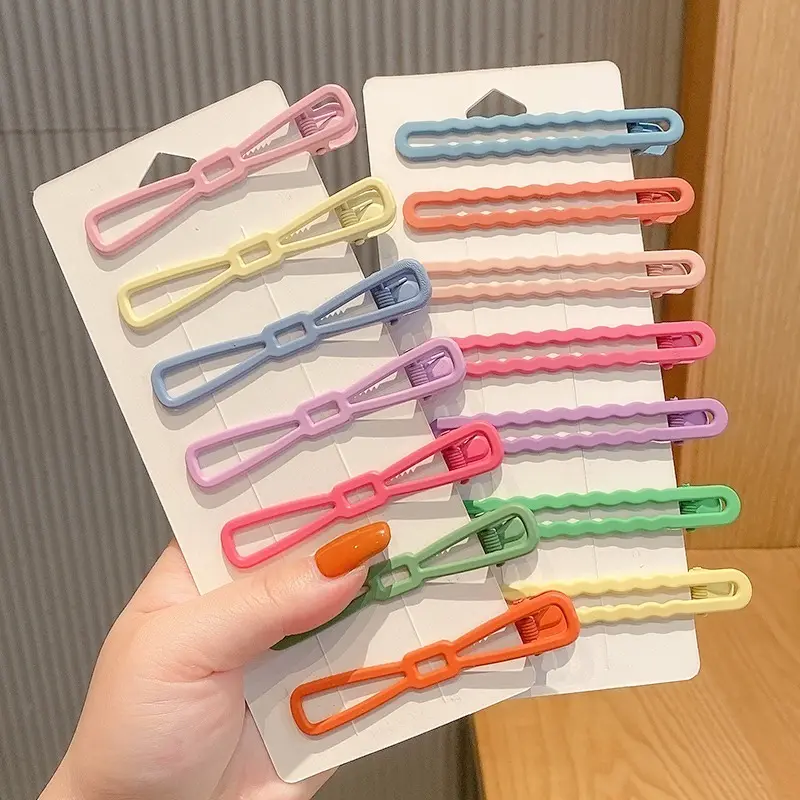 Bộ Kẹp Tóc, 7 Chiếc, Nhiều Màu Sắc, Thời Trang 2