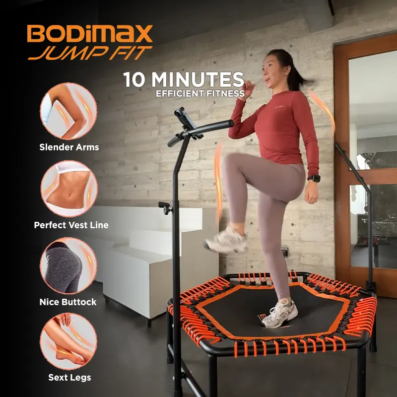 Bodimax Jumpfit / Trampoline / Trampolin dewasa /Alat  Olahraga 3