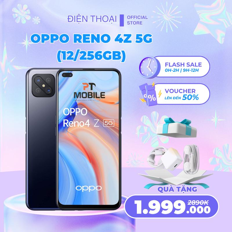 [ 2nd hand ] OPPO  Reno 4Z 5G - Màn 120Hz - RAM 12GB - Xài Mượt - Pin Trâu - Hỗ Trợ 5G
