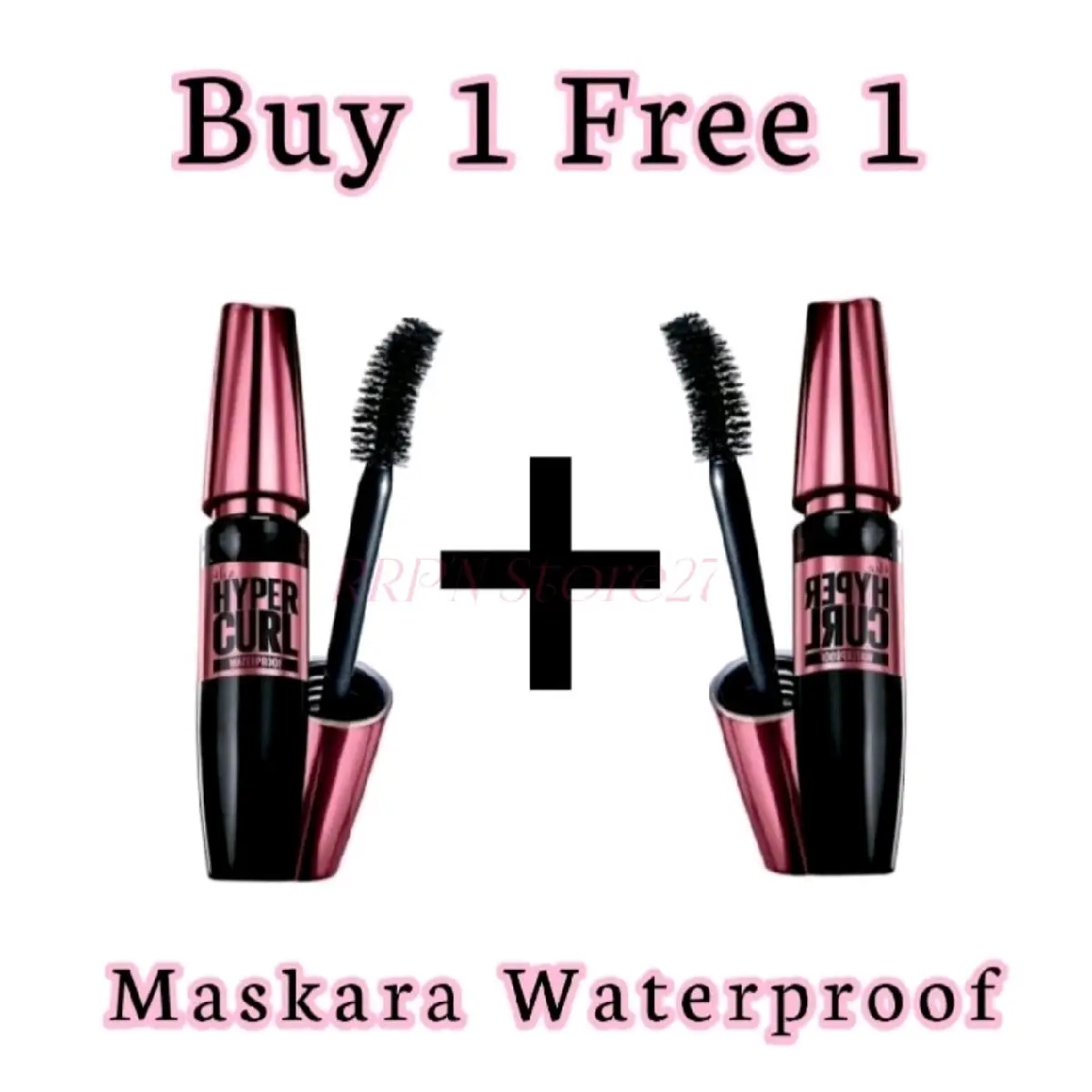Buy 1 Free 1 Maskara Hyper Curl Waterproof / Buy 1 Get 1 Maskara Waterproof Mascara Esenses Kosmetik