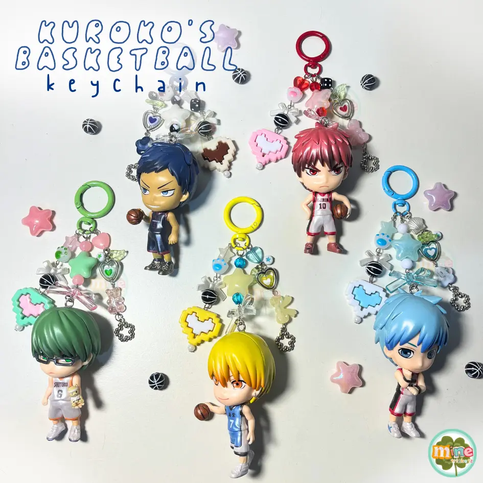 Kuroko’s Basketball Keychain I Kuroko’s Basketball Bagcharm I Gantungan Tas Anime Kuroko’s Basketball