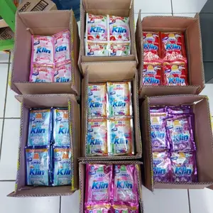 1PAKET ISI 4 RENTENG (28Sachet)SOKLIN LIQUID JUMBO 40mL