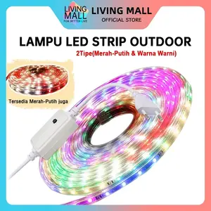 Lampu Strip Selang LED 2835/220V Outdoor RGB/LED Strip Warna-Warni