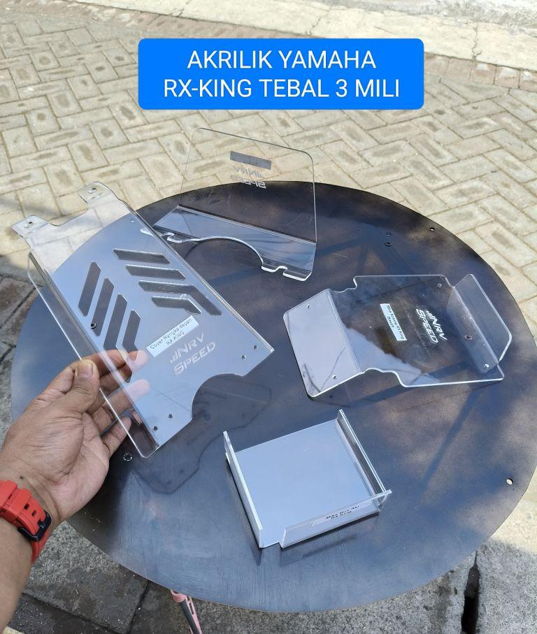 NRV mika kolong Akrilik Yamaha RX-King Transparan Jok Motorcycle