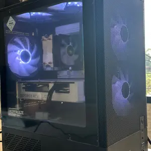 Casing PC Gaming Armaggeddon DEEPFREEZE Duplex 2 ARGB-C M-ATX – Mid-Tower Gaming Case with 3x Fan ARGB Built In & USB Type-C