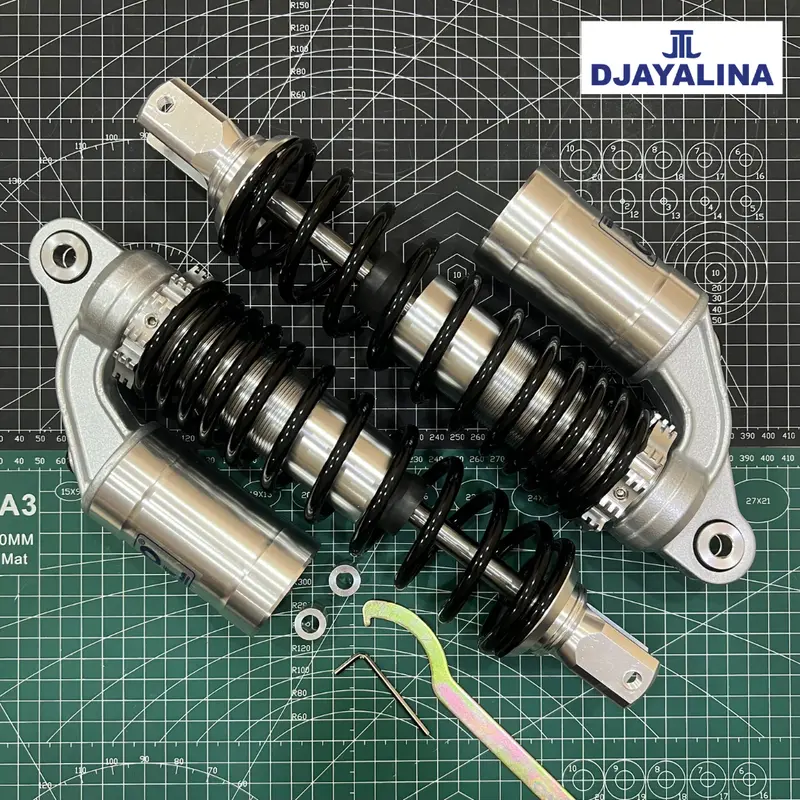 (TERLARIS) YOKO SAMURAI ( JLT 197 ) Nmax Aerox PCX - Shockbreaker Untuk motor Aerox Nmax PCX Skywave Nouvo / Shock breaker belakang tabung fungsi - Sok 280mm 310mm 335mm 280 310 305  335 mm7 1
