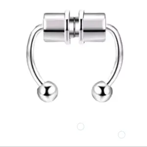 TINDIK MAGNET HIDUNG / TINDIK HIDUNG FAKE / TINDIK MAGNET HIDUNG TITANIUM ANTI KARAT Wanita Perempuan
