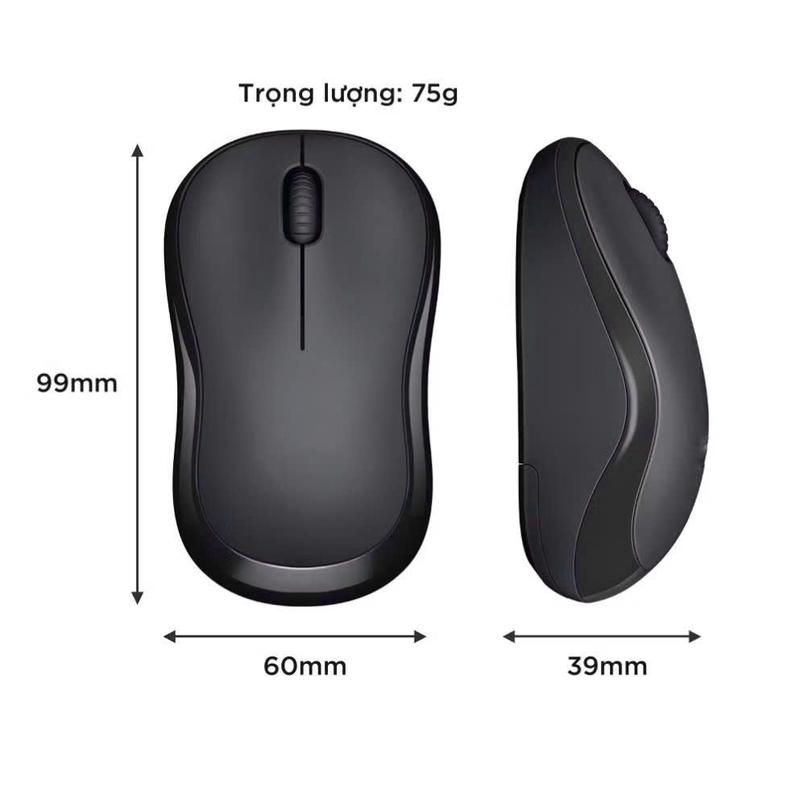 Chuột không dây M220, chống ồn, usb, phù hợp văn phòng, dùng cho laptop, PC, , fullbox.