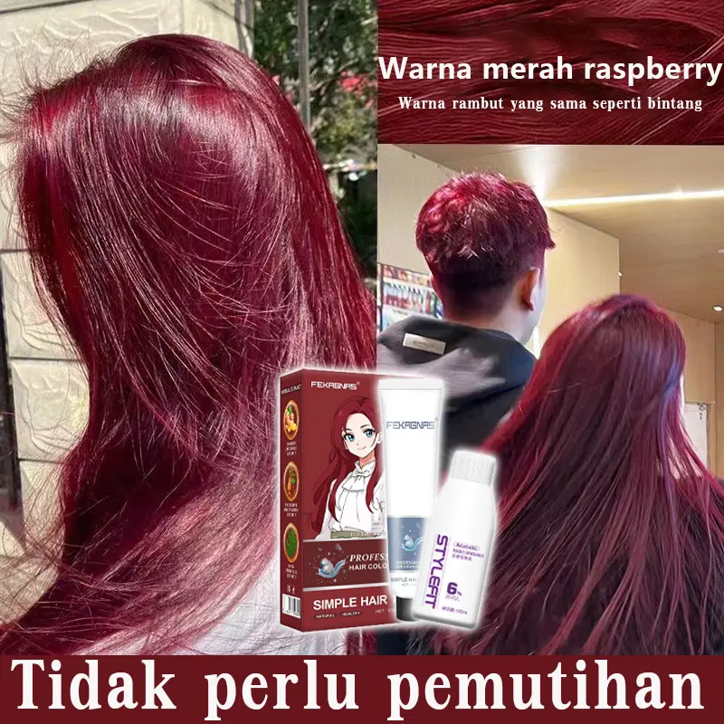 Warna merah raspberr