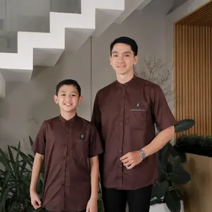 Baju Koko Couple Mahogany Ayah Dan Anak Laki Laki Toyobo Kurta Lengan Pendek Terbaru 2026