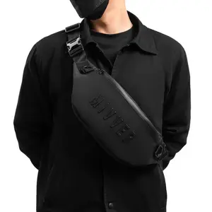 MIVVER | Nasco Waistbag Slingbag Waterproof Tas Pinggang Selempang Pria Kulit Sintetis Dewasa