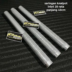 saringan knalpot universal inlet 28 rata panjang 40cm | VARIO, BEAT, PCX, N-MAX DLL
