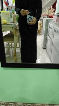 Product Review of Dress Blink Blink motek Glittery panjang mewah long dress pesta full motek Formal Wanita from U** H**i 0