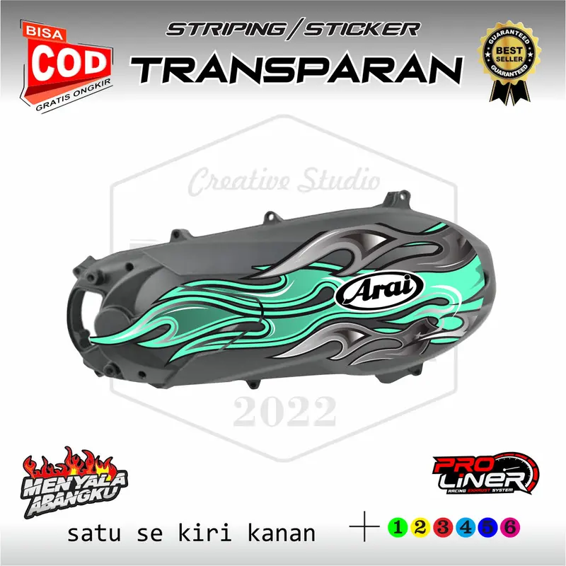 sticker bok cvt vario kzr lis variasi vario gen 1 sama bok nya 3