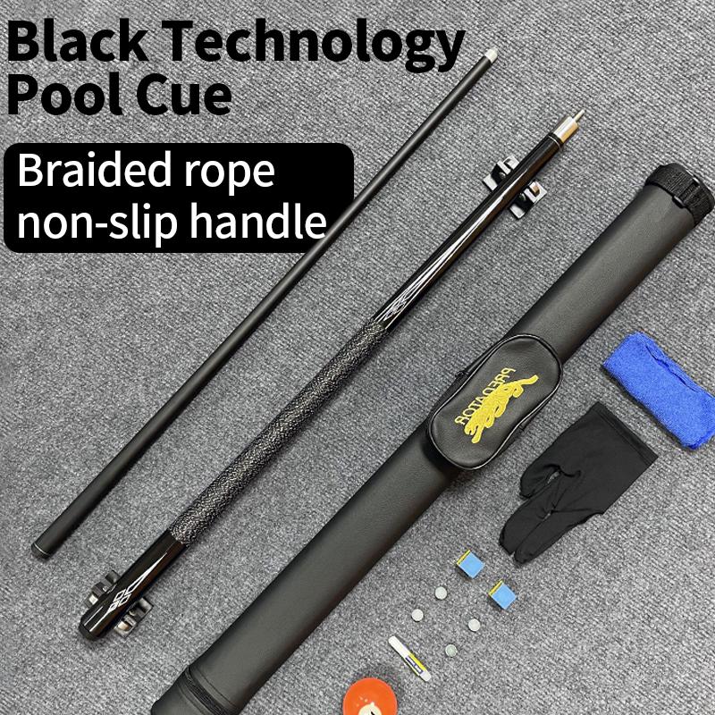 Bộ cơ bida Carbon - 12,5mm - Bao gồm 6 phụ kiện Hộp da Găng tay Bột bi Đầu da Khăn lau Keo dán Cơ bida cao cấp—xianba01