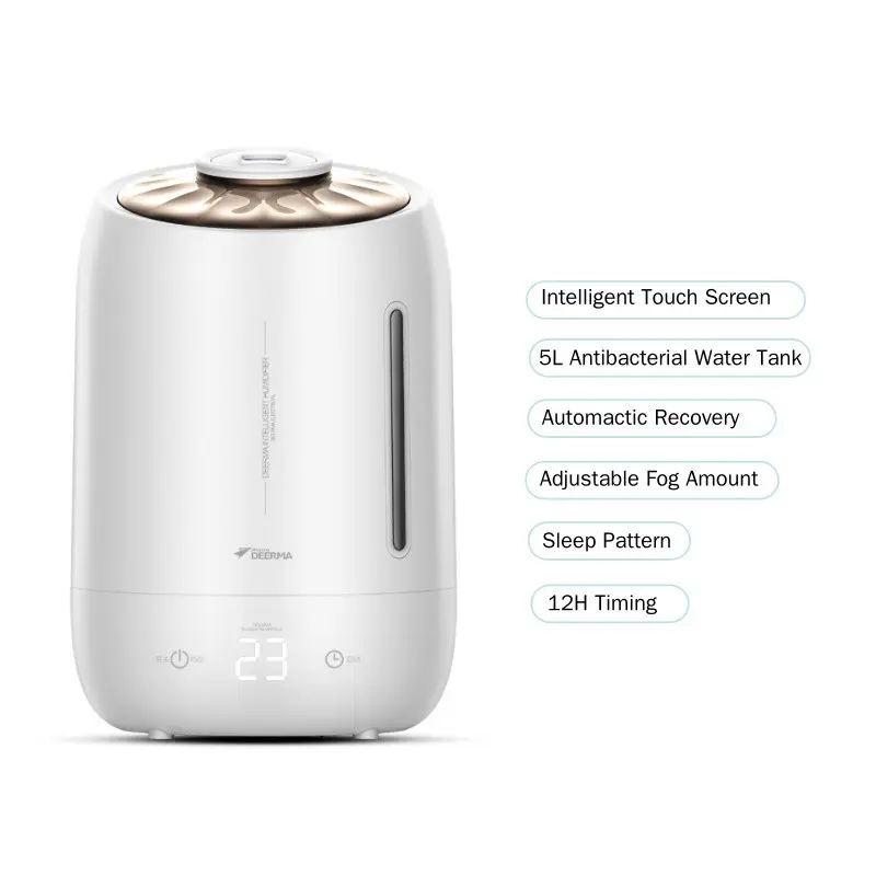 Super Living - Deerma Humidifier 5L F600 Timing With Touch Screen Adjustable Pelembab Udara Ruangan 7