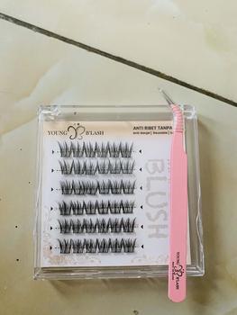 Product Review of LANGSUNG TEMPEL | YB07 Birdy youngblash Eyelash Extension TANPA LEM  Bulu Mata Palsu PINSET Bulumata Box | Eye Makeup from M**️ 1