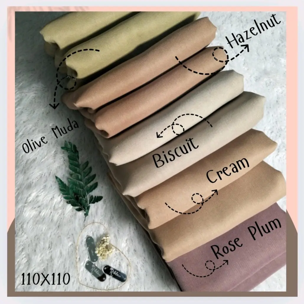 Hijab Segi Empat Paris Japan Premium Rihla.id Khadijah Series