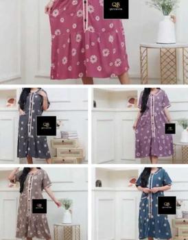 Product Review of PAKET USAHA 5 PCS DASTER BATIK CAP COLET  - Rayon Santung -  premium bumil - jumbo - Asli Pekalongan - PILIH MOTIF DI LIVE from R**1 0