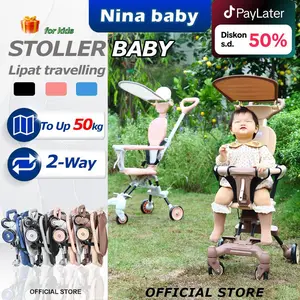 [Kardus Pengemasan]Stroller Cabin Size Travelling 2way Lipat / Kereta Dorong Bayi 2 Arah Murah Kualitas Bagus Kereta Dorong Bayi Stroller Baby Travel Foldable Lipat Roda #hamperslebaran #bingkisanlebaran #hampers
