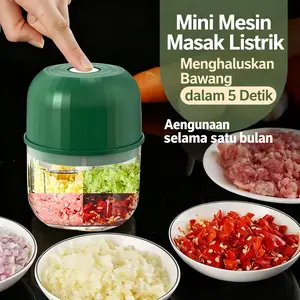 Garlic press, household food-grade baby food processor, kitchen garlic grinder, barbecue seasoning food processor