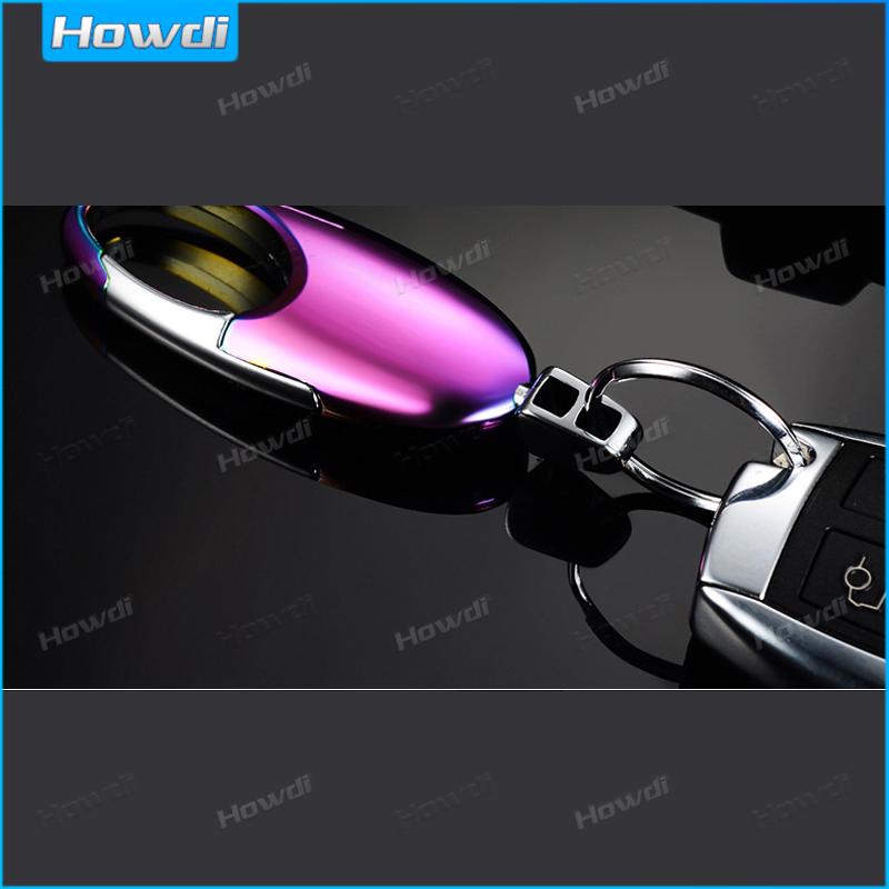 【Colorful Water-drop】High-end Stainless steel Key Holder keychain with logo for Toyota 2