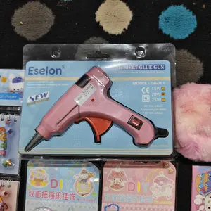 Glue Gun KECIL GG-101 Pastel DENGAN ON/OFF/ Alat tembak lem bakar /Glue Gun Eselon