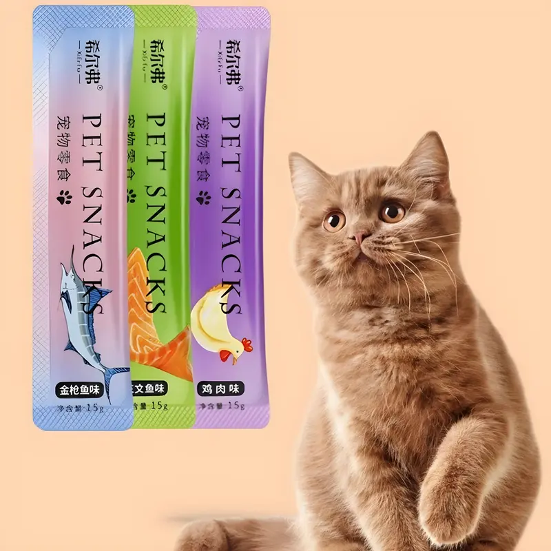 Snack Kucing Cat Treats Creamy Seperti Meo Creamy Vitamin Anabul Tetap Sehat FEFARM 5