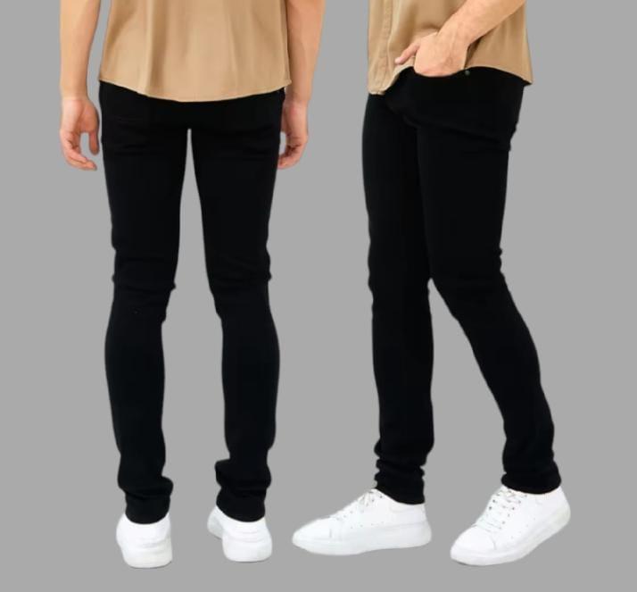 Celana jeans pria Bahan streach melar pensil Slimfit cowok panjang cowo skinny (Promo celana jeans jins jean jin pria paling murah 1
