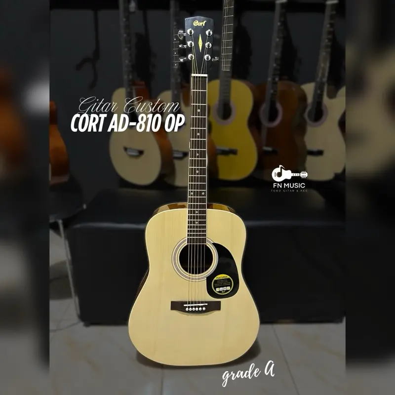 GITAR CUSTOM CORT AD-810 OP, GITAR AKUSTIK/ELEKTRIK, GITAR GRADE A, GITAR HIGH QUALITY, GITAR CORT