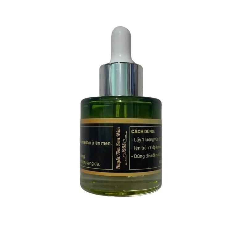  1 CHAI SERUM  Huyền Tôm Kem Nám 1988  dưỡng da mờ thâm nám tàn nhang đồi mồi  da thâm mụn da sần chai lì ,hổ trợ làm đẹp da giúp da mặt căng bóng sáng hồng . Skincare Dưỡng Ẩm Da 